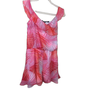 🆕 Marciano Romper. Pink/White. Sz. 10.